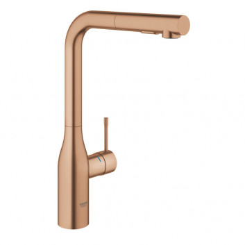 Single lever kitchen faucet z rotating wylewką Grohe Essence, DN 15 - chrome
