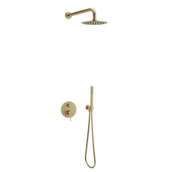 Set prysznicowo-wannowy Excellent Glad, concealed, 2 wyjścia wody, overhead shower slim 200x200mm, chrome