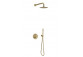 Set prysznicowo-wannowy Excellent Glad, concealed, 2 wyjścia wody, overhead shower slim 200x200mm, chrome