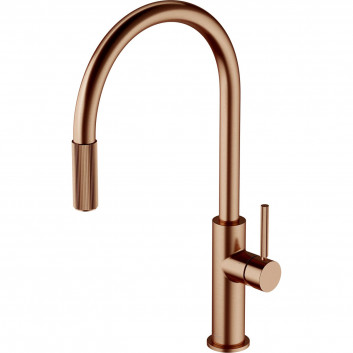 Kitchen faucet Omnires Clip with pull-out spray - chrome
