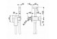 Washbasin faucet KFA Logon Brushed Rose Gold concealed - miedź szczotkowana PVD