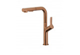 Kitchen faucet KFA Duero Design Brushed Rode Gold single lever, with pull-out spray - miedź szczotkowana PVD