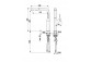 Shower set KFA Malaga Brushed Rose Gold shower with mixer termostatyczną - miedź szczotkowana PVD