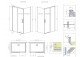 Door sliding left glass transparent 100 Radaway Idea KDJ - sanitbuy.pl