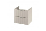 Wall mounted cabinet Cersanit Tirso 59,4x44,7x57,2 cm vanity - kaszmir mat