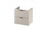 Wall mounted cabinet Cersanit Tirso 59,4x44,7x57,2 cm vanity - kaszmir mat