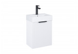 Set łazienkowy Roca Reef Unik 45 cm z 1 drzwiami - white mat