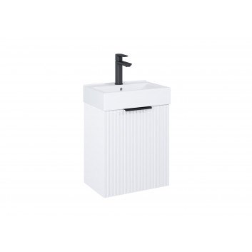 Cabinet bathroom Roca Reef 80 cm with 2 drawers (do kompletacji z umywalką Hebe slim) - jasny oak