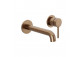 Set prysznicowo-wannowy Excellent Pi, concealed 2 funkcyjny with head shower 25 cm - miedziany szczotkowany