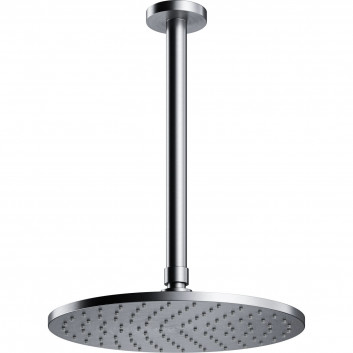 OMNIRES SLIMLINE overhead shower with arm, ø25 cm - grafit