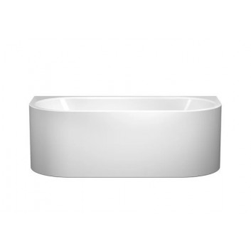 Bathtub freestanding Kaldewai Meisterstück Classic Duo Oval, 170x75cm, set drain and overflow, powierzchnia uszlachetniona, white