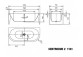 Bathtub freestanding Kaldewai Meisterstück Classic Duo Oval, 170x75cm, set drain and overflow, powierzchnia uszlachetniona, white