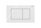 Flush button uruchamiający Geberit Sigma40 do spłukiwania dwudzielnego, rectangular, glass - piaskowy szary