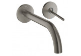 Washbasin faucet Grohe Atrio concealed 22,1 cm, 2-hole - brushed hard graphite