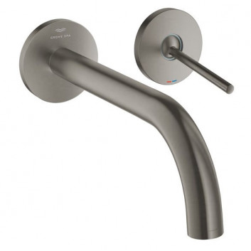 Shower mixer Grohe Atrio concealed, thermostatic, do obsługi dwóch wyjść wody - brushed hard graphite