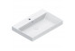 Countertop washbasin Catalano Zero 50x35 cm, without overflow, without hole na baterie - white
