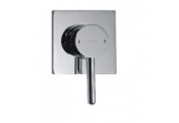Switch Omnires Y concealed 3 outlets - chrome