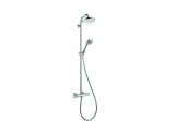 Shower set Hansgrohe Croma 220 set with thermostat and rainfall