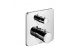 Bath tap Axor Citterio M, thermostatic, concealed with integrated shut off/diverter valve, external part 2-receivers