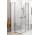 Corner shower cabin CRV2-80 Ravak Chrome z wejściem z rogu, white + transparent