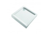 Acrylic shower tray Kolo First rectangular 80x80 cm, white