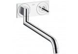 Mixer Axor Uno 2 kitchen single lever concealed with spout teleskopową