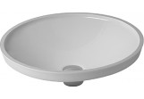 Washbasin Duravit Architec under-countertop śr. 42 cm, without hole