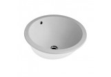 Washbasin Villeroy & Boch Loop&Friends, White Alpin, countertop, średnica 39 cm, z overflow