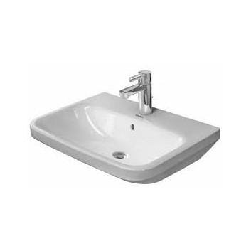 Umywalka nablatowa Med, Duravit DuraStyle, 600x440 mm, bez otworu na baterię, Biały Alpin- sanitbuy.pl