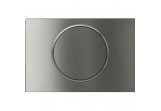 Flush button Geberit Sigma 10 front flushing for concealed cisterns UP320 - brushed steel/chrome/brushed steel 