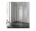 Shower enclosure Kermi Filia XP Walk-in WALL z podporą ścienną, szer. 75 cm, wys. 200 cm, stabilizator - 90° (długość 122 cm), silver profile, glass transparent