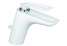 Washbasin faucet DN 10 Kludi Balance with waste, white/chrome