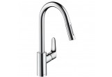 Single lever mixer Hansgrohe Focus with pull-out spray