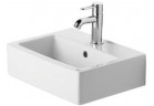 Washbasin Duravit Vero Med, without overflow, with shelf for battery, 1-hole, 45x35 cm, white WonderGliss