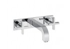 Mixer Axor Citterio basin concealed with tile, with cross handles