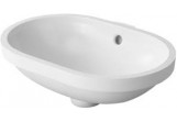 Under-countertop washbasin, Duravit Foster, 43x28 cm, White Alpin WonderGliss