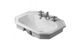 Washbasin Duravit 1930 Series countertop 58x47 cm with 1 hole
