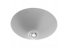 Washbasin Villeroy & Boch Loop&Friends, White Alpin Ceramicplus, under-countertop, średnica 38 cm, without overflow