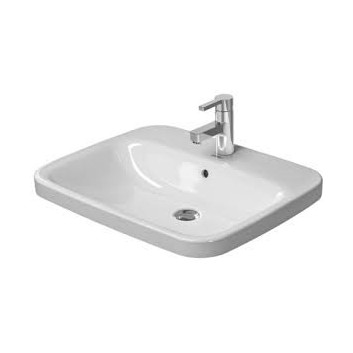  Umywalka nablatowa, Duravit DuraStyle, 615x 495 mm, 1-otworowa, Biały Alpin WonderGliss- sanitbuy.pl