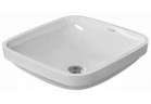  Under-countertop washbasin, Duravit DuraStyle, 37x37 cm, without tap hole, White Alpin WonderGliss
