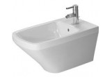 Wall hung bidet, Duravit DuraStyle, 370x620 mm, 1-otworowy, White Alpin WonderGliss