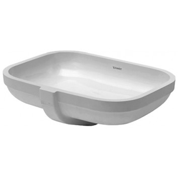 Umywalka Duravit Happy D.480x345 mm, bez otworu, Biały Alpin WonderGliss- sanitbuy.pl