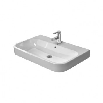 Umywalka meblowa Duravit Happy D., 1000 mm, 1-otworowa, Biały Alpin WonderGliss- sanitbuy.pl