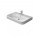 Vanity washbasin polished, Duravit Happy D., 65 cm, 3-hole, White Alpin WonderGliss