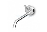 Washbasin faucet Zucchetti Isystick wall mounted, dł. 215 mm, chrome, concealed 