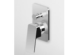 Mixer bath and shower Zucchetti Jingle, concealed, External part 2-receivers