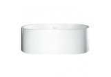 Steel bath Kaldewei Centro Duo Oval 180x80 cm model 1128 with formed cover 
