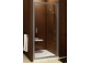 Drzwi prysznicowe BLDP2 100 Ravak Blix, przesuwane, dwuelementowe, białe + grape- sanitbuy.pl