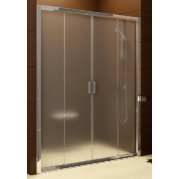 Drzwi prysznicowe BLDP4 170 Ravak Blix, satyna + transparent- sanitbuy.pl