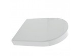 Seat Cielo Opera, with soft closing semicircular, white